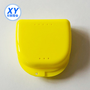XY <b>Denture</b> Case With Holes Plastic Small Size For Oral Care Storage - Product Image 3