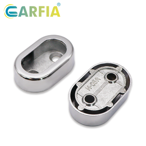 Herrajes para Muebles, Soporte Ovalado de Aleación de Zinc para <span class=keywords><strong>Ropa</strong></span>, Diseño Personalizado, Soporte para Riel de Armario, Soporte para Armario - Product Image 2