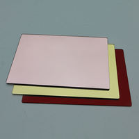 Feuille de miroir acrylique autocollante décorative de 3 mm, 1220x2440 mm