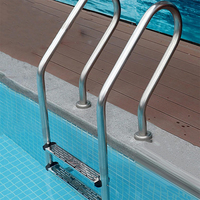 Échelle de piscine en acier inoxydable 304 316, 2, 3, 5 ou 4 marches