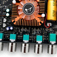 Module amplificateur de puissance sans fil Bluetooth 2.1 canaux AS21II TPA3255 220W*2+350W pour caisson de basses, module audio pour home cinéma OEM