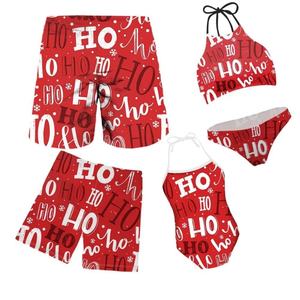 Ensemble de bikinis de fitness personnalisés avec logo, imprimés, pour couples, shorts de plage pour hommes et femmes, maillot de bain pour femmes - Product Image 3