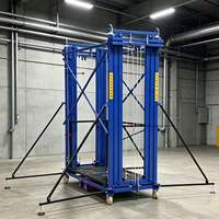Plateforme élévatrice à ciseaux électrique autopropulsée à haute stabilité, hauteur de levage de 4 à 14 m, capacité de charge personnalisée, acier au manganèse, mobile