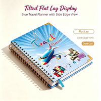 Services d'impression de carnets promotionnels en spirale pour usine, carnet de notes A5 en tissu PP PVC, agenda scolaire, planificateur, reliure spirale, pour voyage
