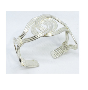 Hot Sale New Cheap Fashion Wide <b>Cuff</b> <b>Silver</b> Bangle Jewelry celebrity inspired New <b>Silver</b> Plated Jewelry <b>Bracelet</b> - Product Image 5