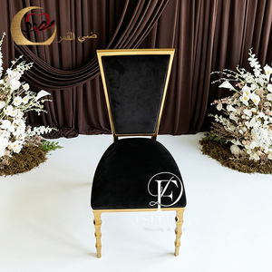 Luxury Modern White Velvet Upholstered Stainless Steel Dining <b>Chair</b> for Hotel Wedding Restaurant Outdoor & Living Room Use - Product Image 3