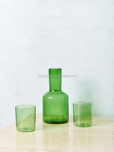 <span class=keywords><strong>Bicchieri</strong></span> Decorativi su Misura Resistenti al Calore in Vetro Borosilicato Colorato Pyrex Caraffa da Comodino - Product Image 2