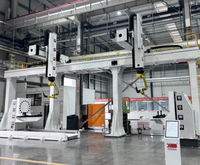 Station de travail robotisée de soudage industrielle à bras articulé automatique