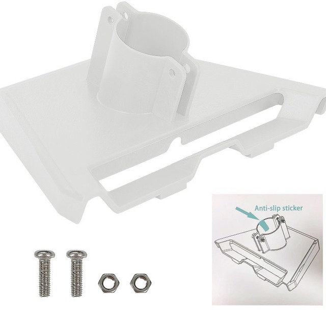 Starlink Gen 3 V4 White Pipe Mount Adapter V3 Antena Pole Mount Kit Starlink Accessories for Starlink Gen 3 Standard Dish