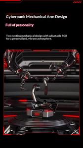 Audífonos inalámbricos para juegos ia ReNubdmagic BT5.4, auriculares TWS, audífonos ergonómicos y ligeros con luz RGB de 50ms, carga rápida. - Product Image 5