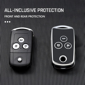 Vỏ Bọc Bảo Vệ Chìa Khóa Xe Hơi Bằng Nhựa TPU Mềm 2/3 Nút Cho CR-V Honda CRV 2012 2013 HRV Jazz <span class=keywords><strong>Accord</strong></span> Pilot Acura Spirior Vỏ Bọc Chìa Khóa - Product Image 4