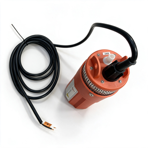 MAMBAFLO 24V <span class=keywords><strong>DC</strong></span>水中ポンプ 1.8 GPM 7 LPM 70m揚程 ソーラー深井戸ポンプ フィルター付き 農業用 - Product Image 1