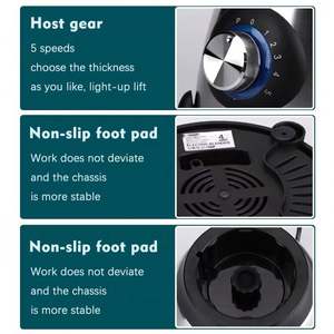 총 새로운 주방 분쇄 과즙 기 주스 음식, 헬기 및 프로세서 실버 믹서 상업 스무디 블렌더/ - Product Image 6