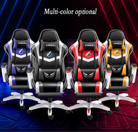 Oreiller en tissu Chaise de joueur Chaise de jeu de course d'ordinateur Vente à chaud Chaise de massage professionnelle ergonomique en cuir minimaliste en PU/