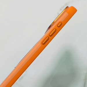 Coque magnétique antichoc fine et robuste avec support anneau métallique rotatif à 360° couleur <span class=keywords><strong>orange</strong></span> pour iPhone 18 17 Pro Max 16 15 14 13 Air - Product Image 3