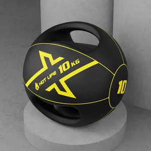 Neuer Design Medizin-Ball mit Doppelgriff-Griff Gewichts-Übungsball