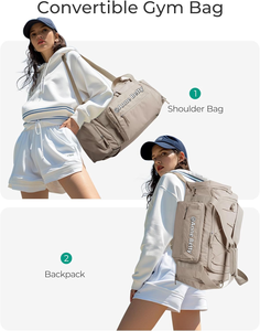Bolsa de Gimnasio 4 en 1 para Hombre y Mujer, Ligera, de 30L, para Viaje, con Compartimento para Zapatos y Bolsillo Impermeable, Mochila Táctica para Portátil - Product Image 5