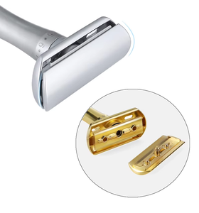 High Quality Safety <strong>Razor</strong> with 10pcs Blades and Stand Base for Hair and Face Use - Product Image 5