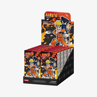 Оригинальный набор POP MART Naruto: Классическая серия «Боевой экзамен» — 10 шт. коллекционных шарнирных фигурок в слепой коробке, настольная игрушка, подарок