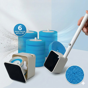 Escobilla <span class=keywords><strong>de</strong></span> Baño Holamopa con Cabezal Reemplazable, Diseño Desechable y Ecológico para una <span class=keywords><strong>Limpieza</strong></span> Higiénica y Conveniente del Baño - Product Image 1