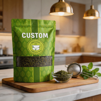 Sachet Doypack Personnalisé avec Logo Imprimé, Refermable, Qualité Alimentaire, en Plastique Stratifié Mat, Scellable à Chaud, Anti-Humidité pour Snacks et Café