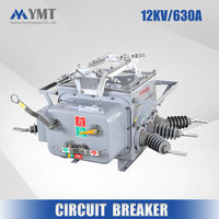 Interruptor de Circuito al Vacío Inteligente Trifásico de Alta Tensión 12KV para Exteriores, 20KA, Línea de División, 50Hz, ZW20-12