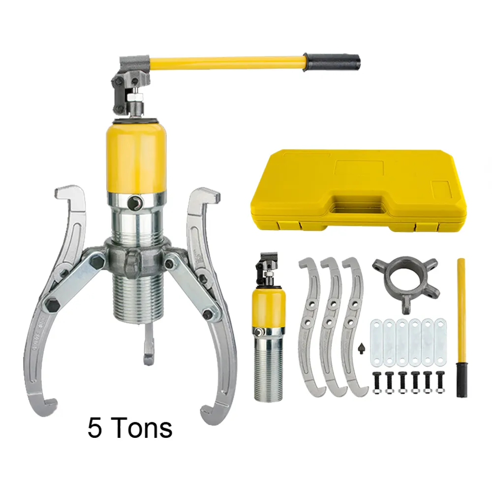 Insgesamt hydraulischer Abzieher Drei backen Zwei-Backen-Abzieher Lager Abzieher Entfernungs werkzeug 5T