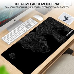 Lớn Mở Rộng Không-Trượt Không Thấm Nước Màu Đen & Trắng Chuột Chơi Game <span class=keywords><strong>Pad</strong></span> Mới Thiết Kế Đồ Họa Cho PC Game thủ Và Bàn Văn Phòng Trong Kho - Product Image 5