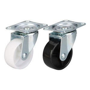 Furniture Caster 2 Inch Swivel Plate Mount Polyurethane Wheel Zinc Alloy Durable - Product Image 4