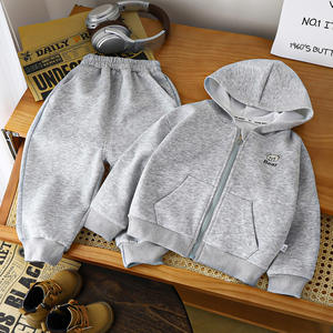 Conjunto de Sudadera con capucha para niños otoño nuevo bebé con capucha Niño algodón chino moda niñas deportes ropa para niños al por mayor - Product Image 5