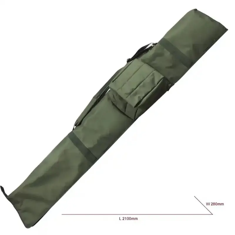 Bolsas para caña de pescar de carpa de diseño personalizado Balanzze, bolsa de pesca duradera de 9 pies y 2