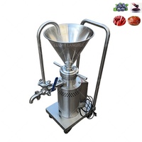 Beurre d'arachide amande noix sésame cacao noix gelée meulage émulsifiant vertical colloïde moulin Machine acier inoxydable 304 moteur