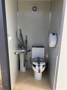 Unité mobile de douche de camping de montagne en acier d'utilisation avec la toilette préfabriquée pour des événements extérieurs - Product Image 4