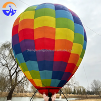 Ballon à air chaud gonflable personnalisé en tissu Oxford, impression numérique durable, avec souffleur, pour publicité extérieure