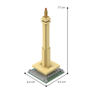 CAYI personalizado famoso hito MOC ladrillo OEM y ODM Torre creativa Spire modelo ladrillos Juguetes Juegos de bloques de construcción de plástico - Product Image 4