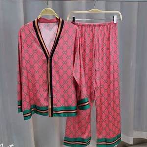 Ehanking-Ensemble de pyjamas à manches longues pour la maison, imprimé floral, pour le printemps et l'automne - Product Image 5