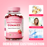 Compléments alimentaires de santé quotidiens pour adultes : Gommes multivitaminées OEM sous marque privée pour stimuler l'immunité