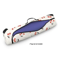 Sac de transport pour tapis de yoga à motif de fruits, imperméable, portable, avec bandoulière, sac de rangement pour le sport