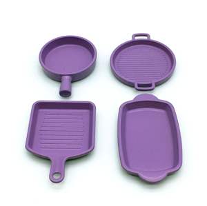 Lot de 4 plateaux de cuisson pour maison de poupée, assiettes à steak japonaises, modèles miniatures de <span class=keywords><strong>cuisine</strong></span>, ensembles d'ornements de simulation - Product Image 6