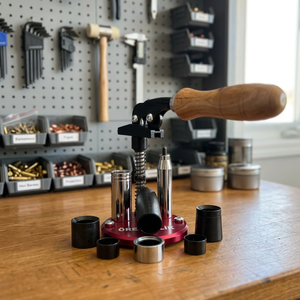 Mini Prensa Portátil de Calibre 16 y 12 Ga para Fabricar Cartuchos de 5 Ranuras, para Caza y Tiro, con Aumento de 6x, Duradera - Product Image 2