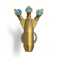 Kit de chalumeau à soufflerie en verre haute température avec plusieurs embouts, flamme réglable, chalumeau au butane/propane/MAPP pour la fabrication de lampes à perles en verre