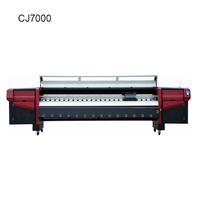 Plotter de Impresión Digital de Solvente KM512i de 3.2m, Plotter de Vinilo de Formato Grande Konica Minolta, Impresora de 320cm 10f Crystaljet