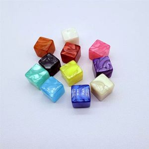 Wholesale 16mm <b>Acrylic</b> Square Cubes Pearl Finish Plastic <b>Blocks</b> for Photography Props Vase Fillers Decor - Product Image 4