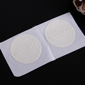 Custom 3D Texture Matte Logo Labels para Candle Packaging Etiqueta adesiva impressa UV com design em relevo - Product Image 5