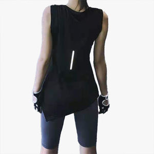 Nouveau débardeur de yoga pour femmes, fin, long, sans manches, à séchage rapide, ample, t-shirt pour le sport, vêtements de sport, course à pied, fitness - Product Image 6