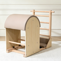 Baril d'escalier de Pilates professionnel en bois d'érable massif pour l'entraînement de renforcement du tronc et des extensions dorsales en studio