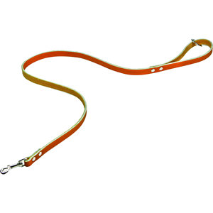 Guinzaglio per Cani in Vera Pelle di Bufalo Conciata 10x1100mm con Sgancio Rapido, Resistente, Imbottito e Leggero per Gatti e Cani - Product Image 2