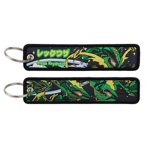 Nuevo Llavero de Lona con Bordado de Monstruos POKE en 7 Estilos, Etiquetas Bordadas de Doble Cara, Llavero de Anime de Dibujos Animados para Coche - Product Image 2