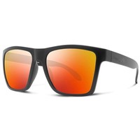 Lunettes de soleil de mode personnalisées à prix compétitif, de luxe, unisexes, avec protection UV400, polarisées, monture PC carrée, vertes