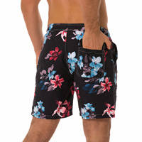 Shorts de bain et de plage pour hommes à imprimé personnalisé, décontractés, taille haute avec cordon de serrage, nouveau design, style urbain